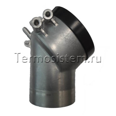 Патрубок подключения вентилятора к дымовой трубе с трубкой Пито 12/18 кВт (87186432420)